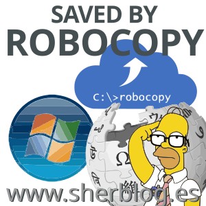 Salvado por Robocopy